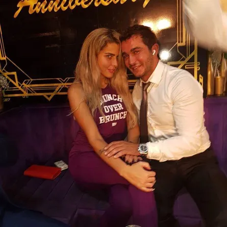 جورج الراسي وجويل حاتم معاً ونادين الراسي تبارك علاقتهما