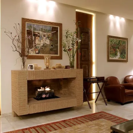 المدفأة في "ديكورات" المنازل السعودية