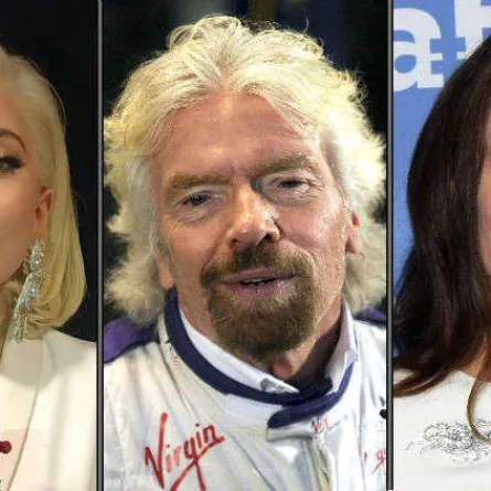 أنجلينا جولي وليدي غاغا تستعدان لرحلة فضائية مع الملياردير برانسون