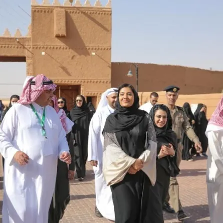 ريما بنت بندر تزور "ربيع أشيقر"