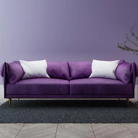 موضة البنفسجي الفاقع في الديكور الدخلي