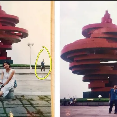 ثنائي اكتشفا صورة جمعتهما قبل 11 عامًا من الزواج