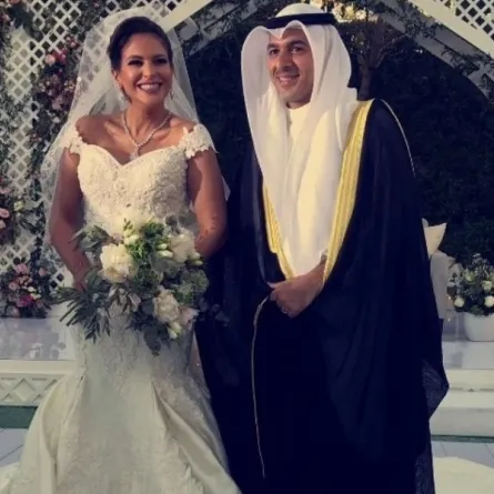 بيبي عبد المحسن تحتفل بزواجها من عبد الله خاجة