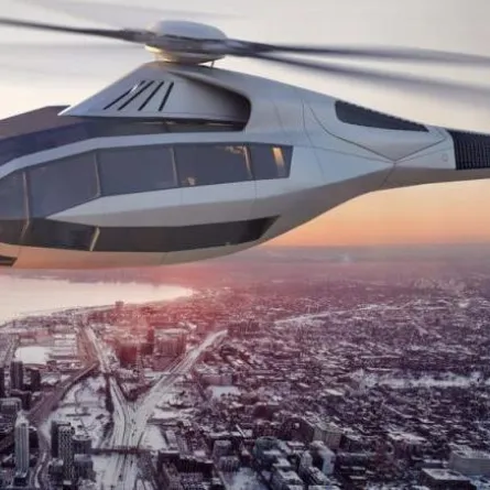 صور: الرفاهية سمة مروحية FCX-001 المقتبسة من سيارة لامبورغيني الرياضية 