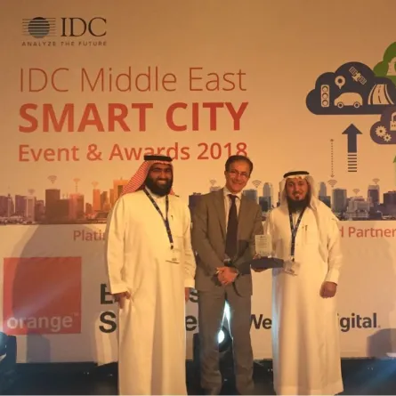 "أمانة الرياض" تفوز بجائزة IDC للمدن الذكية