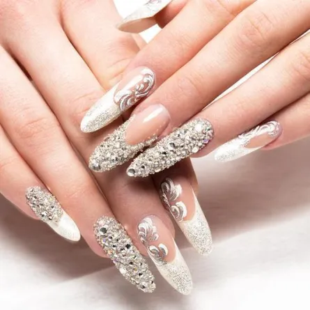 أظافر العروس والرسومات الأجمل  