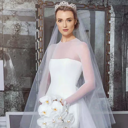 كيفية اختيار طرحة العروس وفقاً للجسم