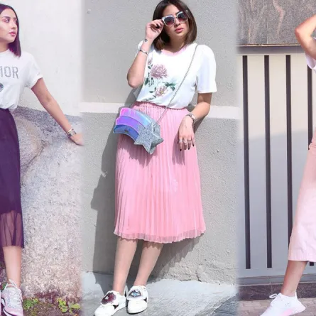 تنسيق السنيكرز على طريقة فرح الهادي