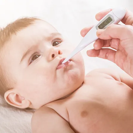 درجة حرارة الطفل الطبيعية