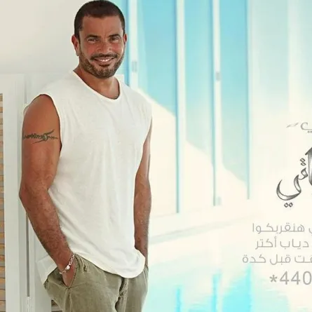 نور عمرو دياب تشجع زواج والدها من دينا الشربيني