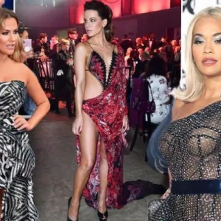 فستان ريتا أورا يتمزق وكريسي تيجن تسقط على الأرض.. ما رأيكم بإطلالات النجوم في حفل GQ؟