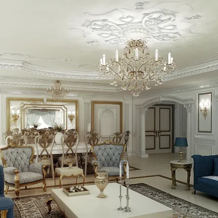  ديكورات المنازل السعودية: جبسيات مجالس الضيوف