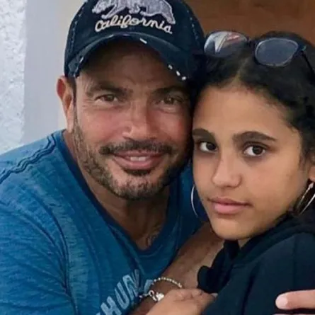 جنا عمرو دياب تهنىء والدها في عيد ميلاده وتقطع الطريق على الشائعات