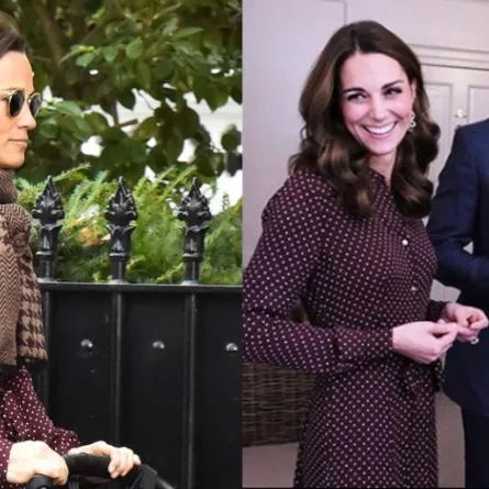 هل استعارت بيبا ميدلتون فستان شقيقتها كيت ميدلتون؟