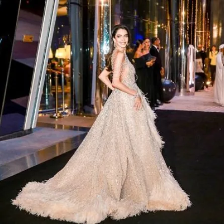 جيسيكا قهواتي بإطلالة مميزة من جورج حبيقة