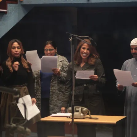 "بنقول لكم سالفة" يجمع هيفاء عادل ومحمد المنصور وانتصار الشراح وطارق العلي