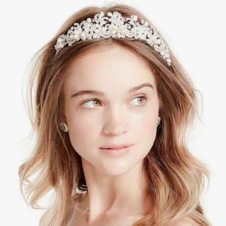 إكسسوار شعر عروس من الكريستال