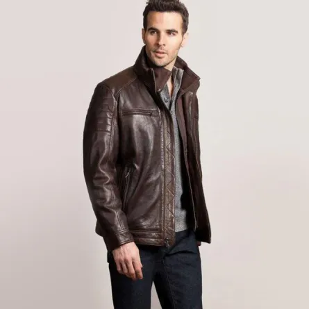 الجاكيت الجلد قطعة أساسية في خزانة الرجل الأنيق