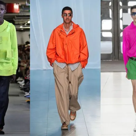 ألوان النيون.. أحدث صيحات الأزياء الرجالية