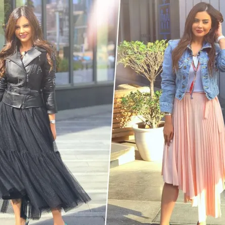 أفكار من إطلالات المدونة شهد الجميلي لتنسيق التنورة الميدي هذا الربيع