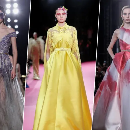 فساتين خطوبة مزينة بالأحزمة