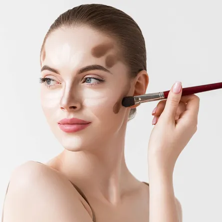 كونتور الوجه الدائري لتنحيفه بهذه الحيل