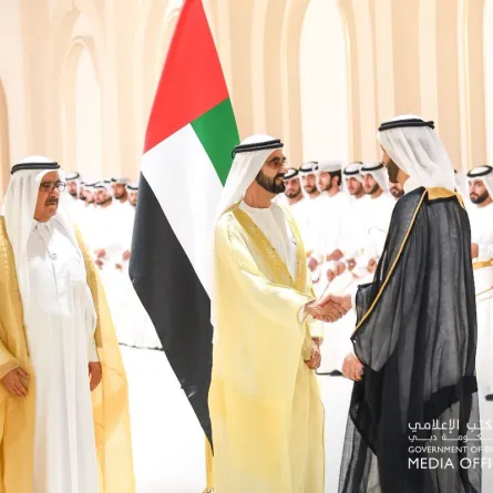 أفراح آل مكتوم .. محمد بن راشد يستقبل المهنئين