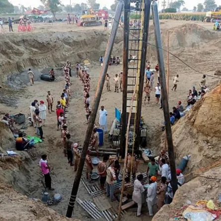 وفاة طفل ظل محاصراً داخل بئر لمدة 5 أيام 