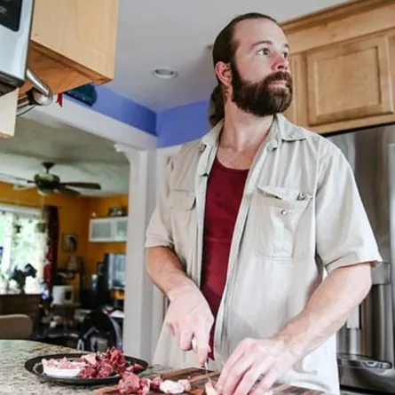 رجل يتناول اللحوم "نـيـئـة" منذ 10 سنوات ويلقبونه بـ"رجل الكهوف"