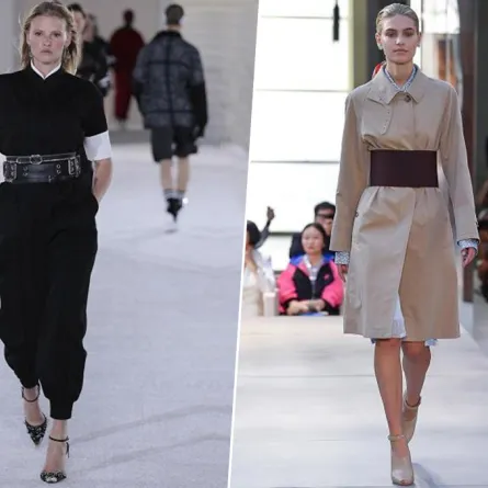 الحزام العريض موضة صيف 2019