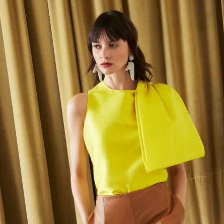 اللون الاصفر يتصدر مجموعات أزياء ريزورت 2020