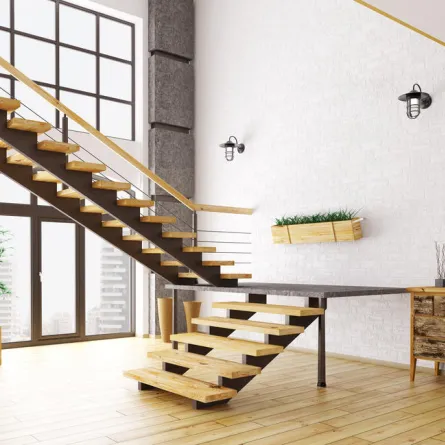 ديكورات الدرج الداخلي في المنزل