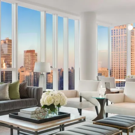 ديكور صالات مودرن في منازل المشاهير