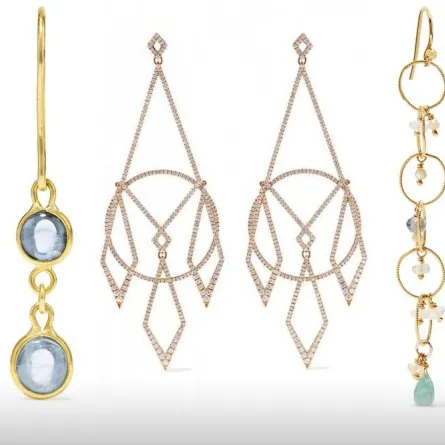 الاقراط الطويلة موضة مجوهرات 2020