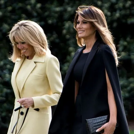 ميلانيا ترامب وبريجيت ماكرون تتنافسان في الإطلالات من الأكثر أناقة؟