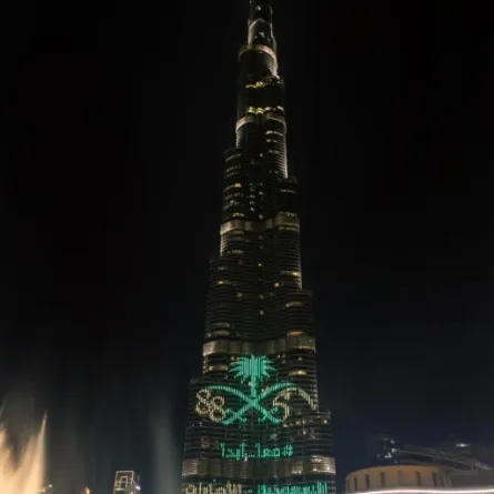 دبي تحتفي بضيوفها السعوديين في اليوم الوطني السعودي الـ89