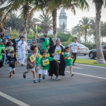سباق «الجري بروح الأخضر» على كورنيش جدة