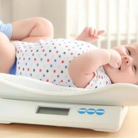 معدل وزن الرضيع شهرياً