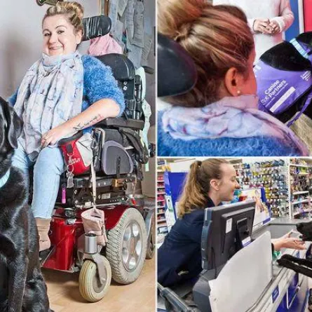 كلب ذكي يتسوق ويغسل الملابس ويستعمل الصراف الآلي لصاحبته المقعدة