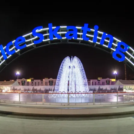 3000 زائر يوميًّا لأكبر صالة تزلج مكشوفة في الشرق الأوسط