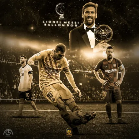 ليونيل ميسي يفوز بالكرة الذهبية للمرة السادسة في تاريخه
