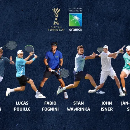   مونفيس وستراف يستكملان القائمة العالمية للاعبين المشاركين في كأس الدرعية للتنس