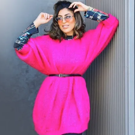 الكنزات الطويلة موضة شتاء 2020 .. اعتمديها على طريقة دانة الطويرش