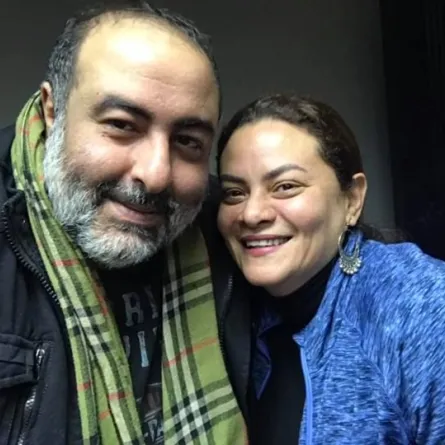 صور: مصالحة سامح عبد العزيز وكاملة أبو ذكري بعد معركة زي الشمس