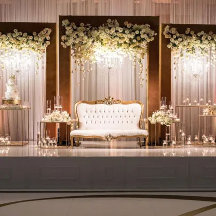 تنسيق كوشة الزفاف لعروس 2020