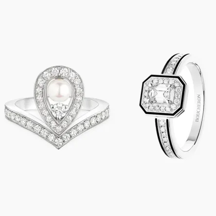 موديلات خواتم سوليتير ذهب أبيض