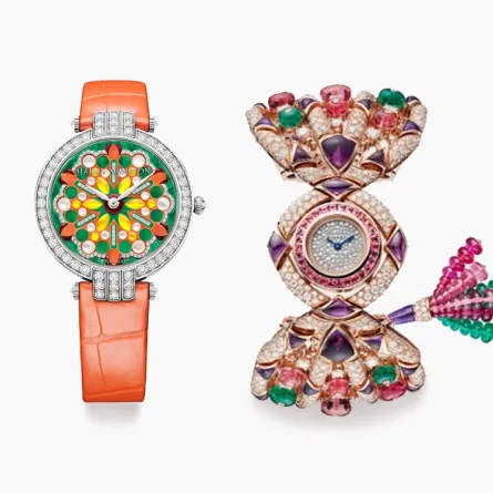 موديلات ساعات بألوان قوس قزح 