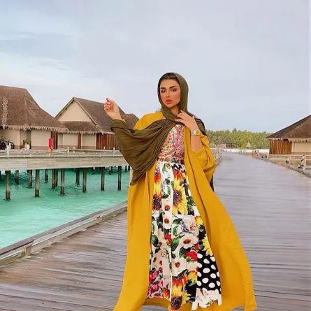 امل الانصاري اثناء رحلتها الصورة من الانستجرام