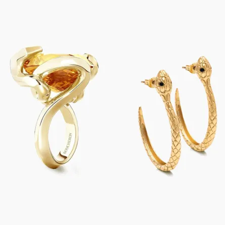 مجوهرات مستوحاة من الثعبان 