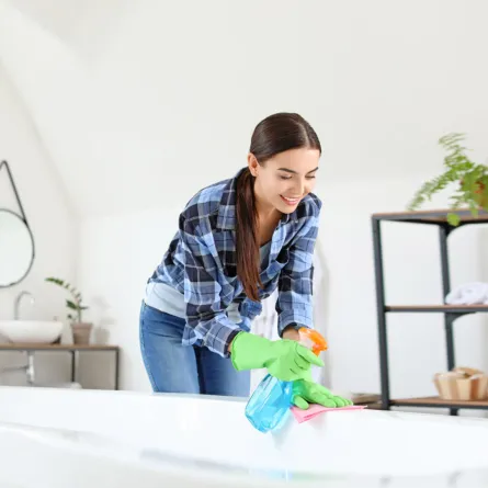 إزالة الصدأ من البانيو